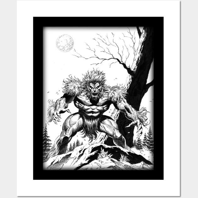 Werewolf Wall Art by Paul_Abrams